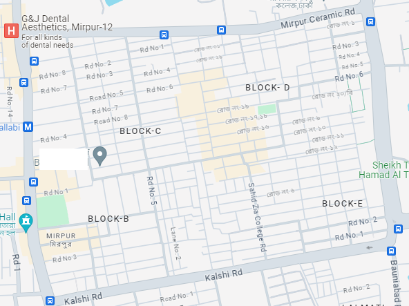 Nurjahan Communication location map